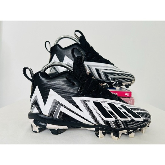 ADIDAS Freak Spark MD 23 Inline Mens Teens Kids Cleats black & white Size US 4.5 - Picture 1 of 13